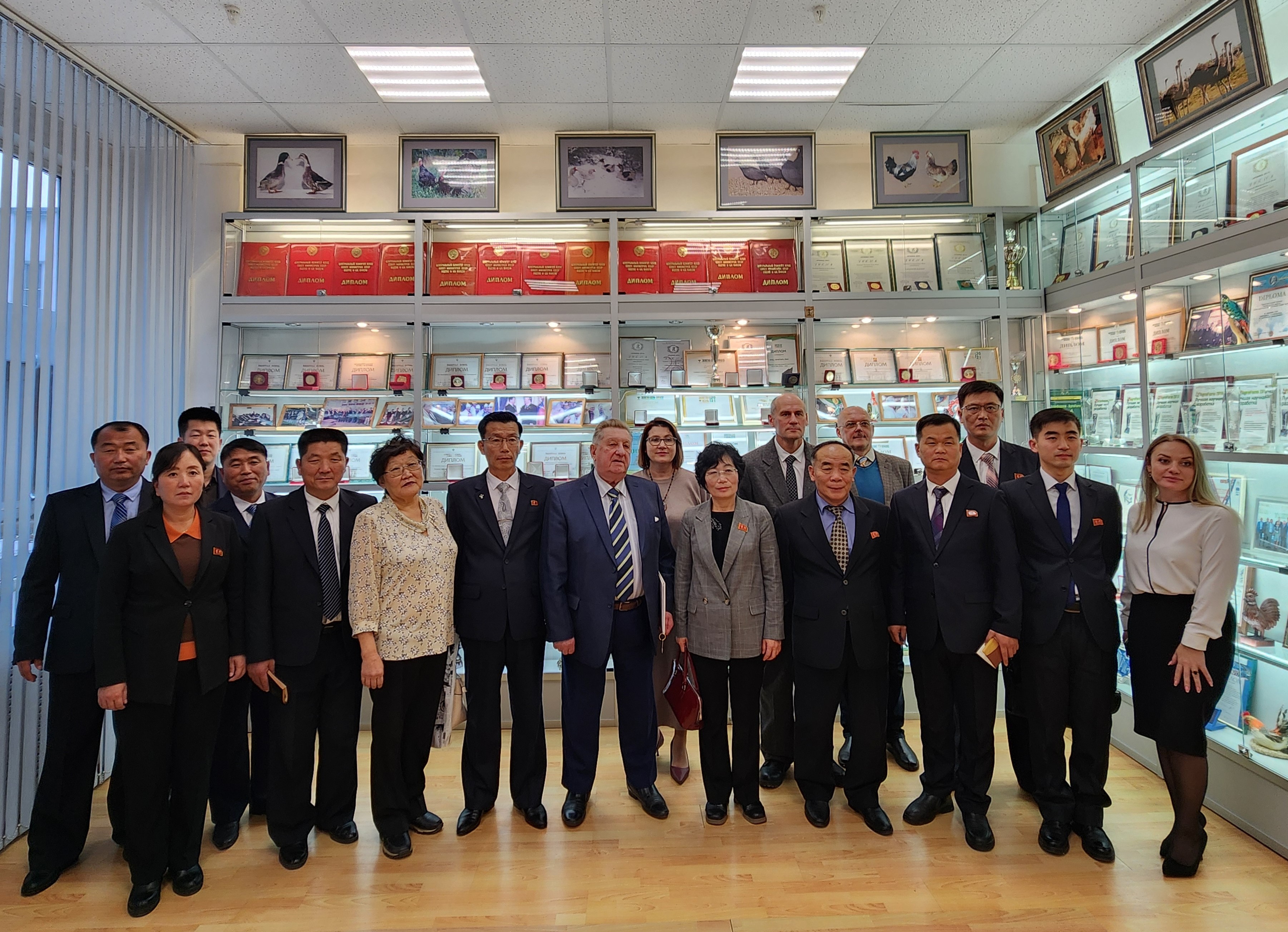 Встреча гостей из КНДР