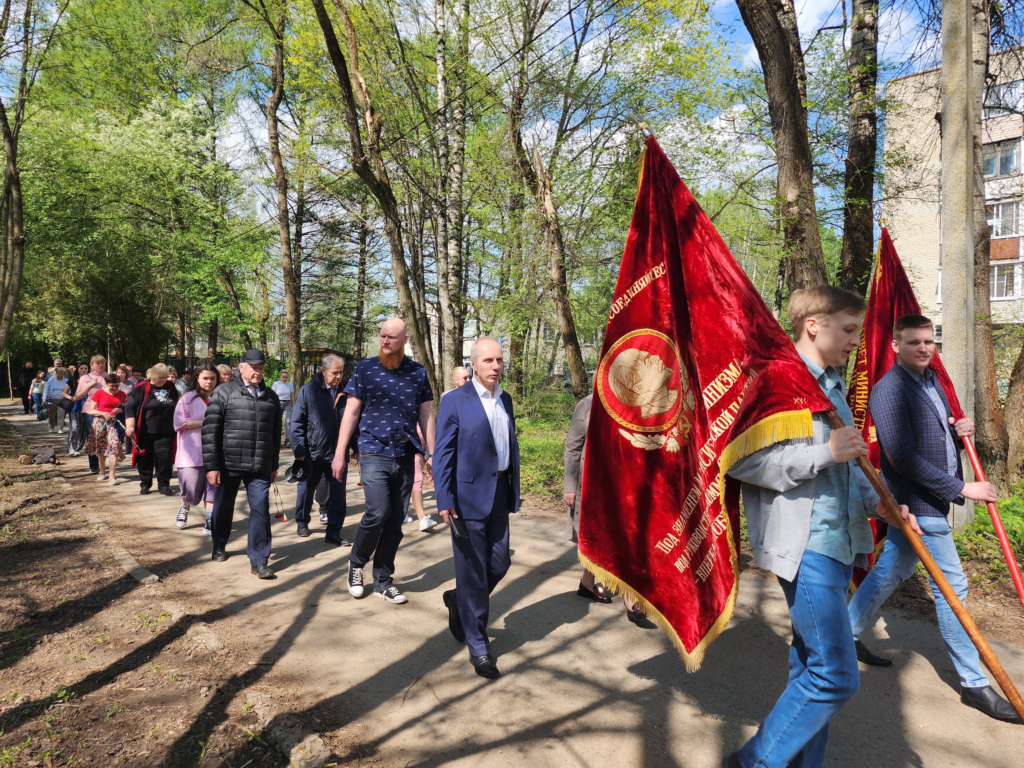 Участие в митинге в честь 81-й годовщины Победы в Великой Отечественной войне
