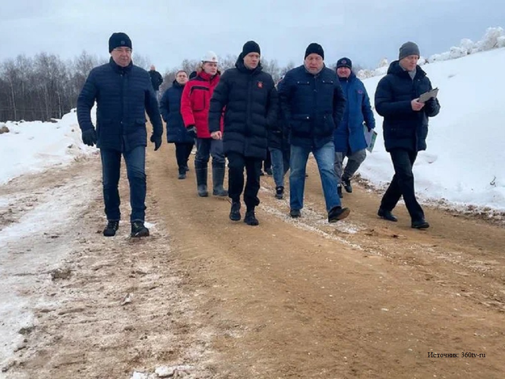 Строительство селекционно-генетического птицеводческого комплекса проверил заместитель председателя правительства Московской области Георгий Филимонов